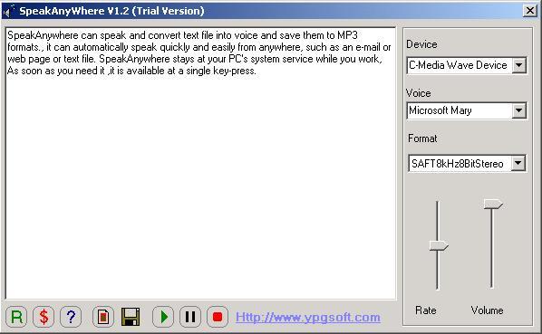 SpeakAnywhere Screenshot